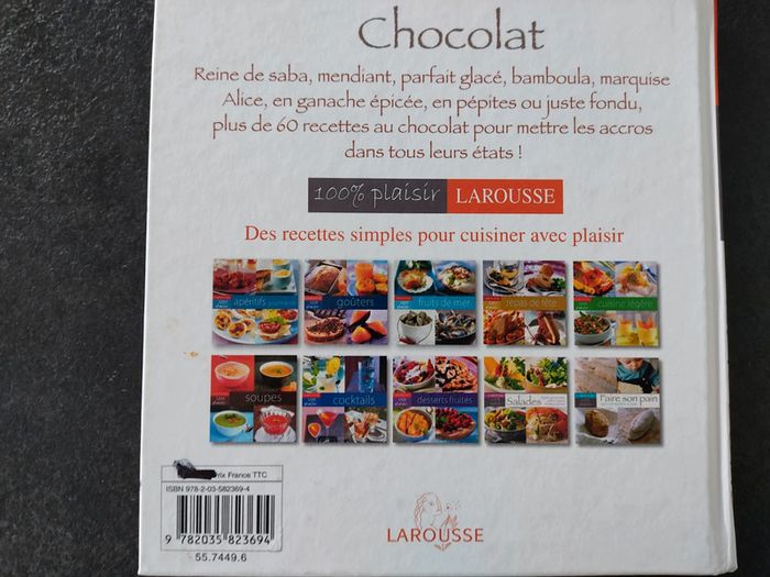 Livre de recettes au chocolat - photo numéro 2