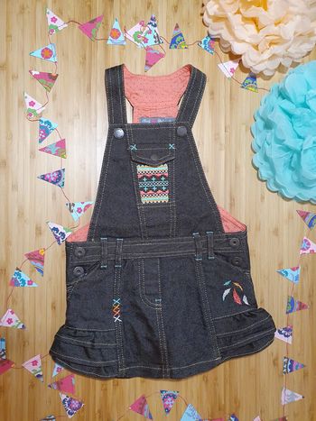 Salopette jupe Orchestra denim jean 3 ans 98 cm