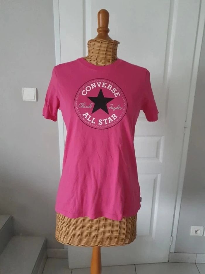 T-shirt MC fille Converse taille S HIV - photo numéro 2