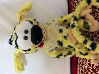 Peluche Marsupilami AJENA NOUNOURS jaune tâches noir