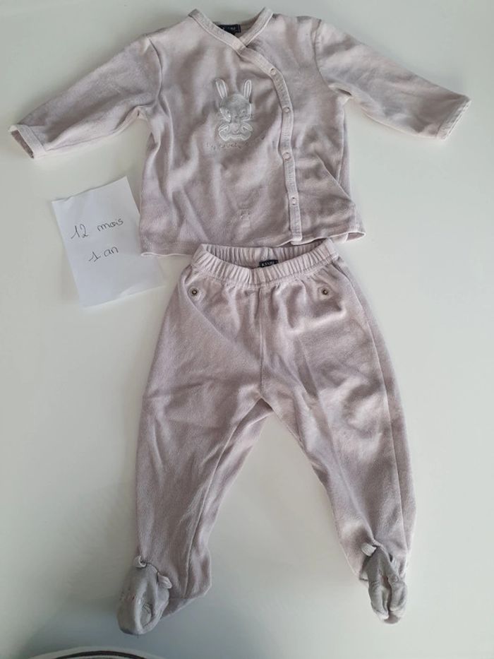 Pyjama 2 pièces kiabi 12 mois 1 an