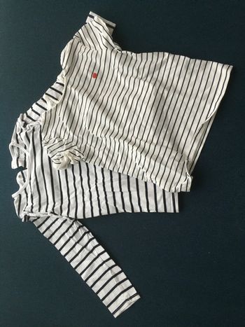 Ensemble 2 tee shirts rayés 3 ans