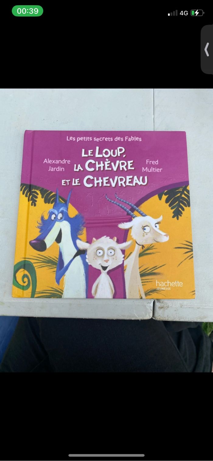 Livre le loup la chèvre et le chevreau