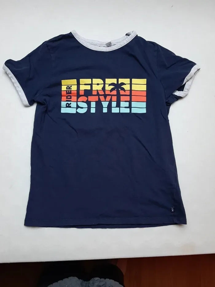 Lot 2 tshirt okaidi - photo numéro 5