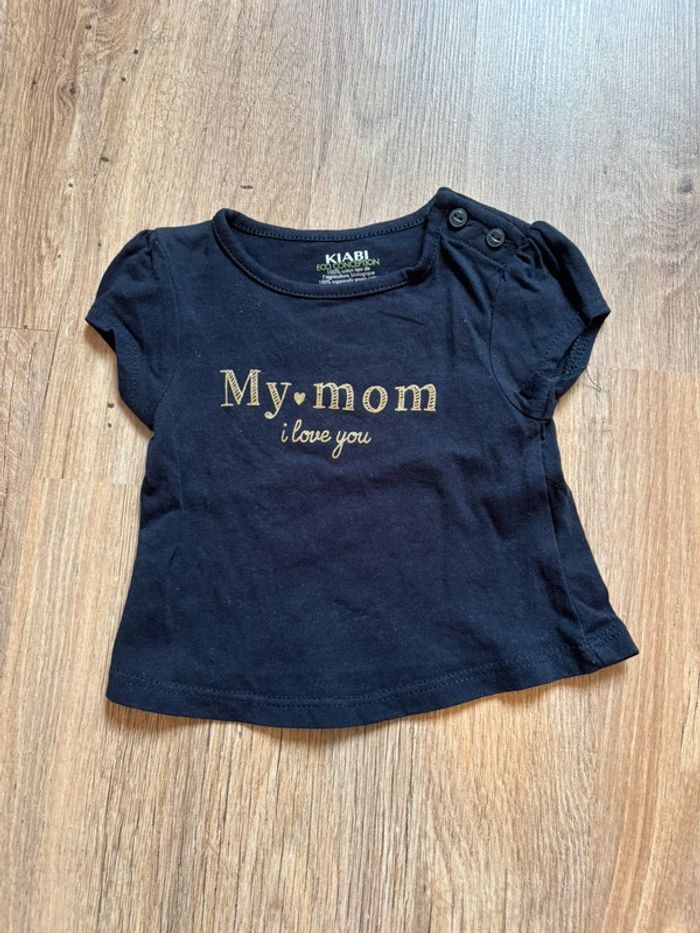 Lot 3 tshirts fille 1 mois - photo numéro 9