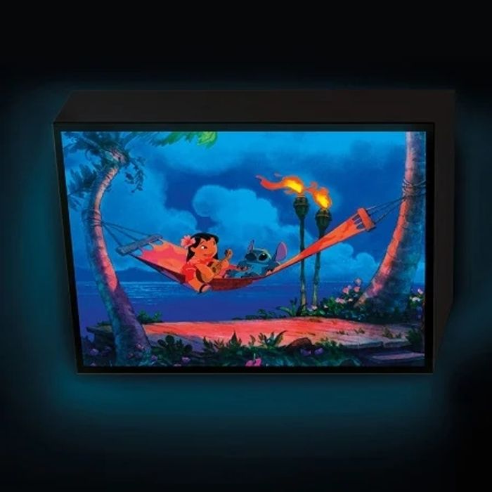 Lilo & Stitch Hamac Canvas Lumineux 30×40 Cm - photo numéro 2