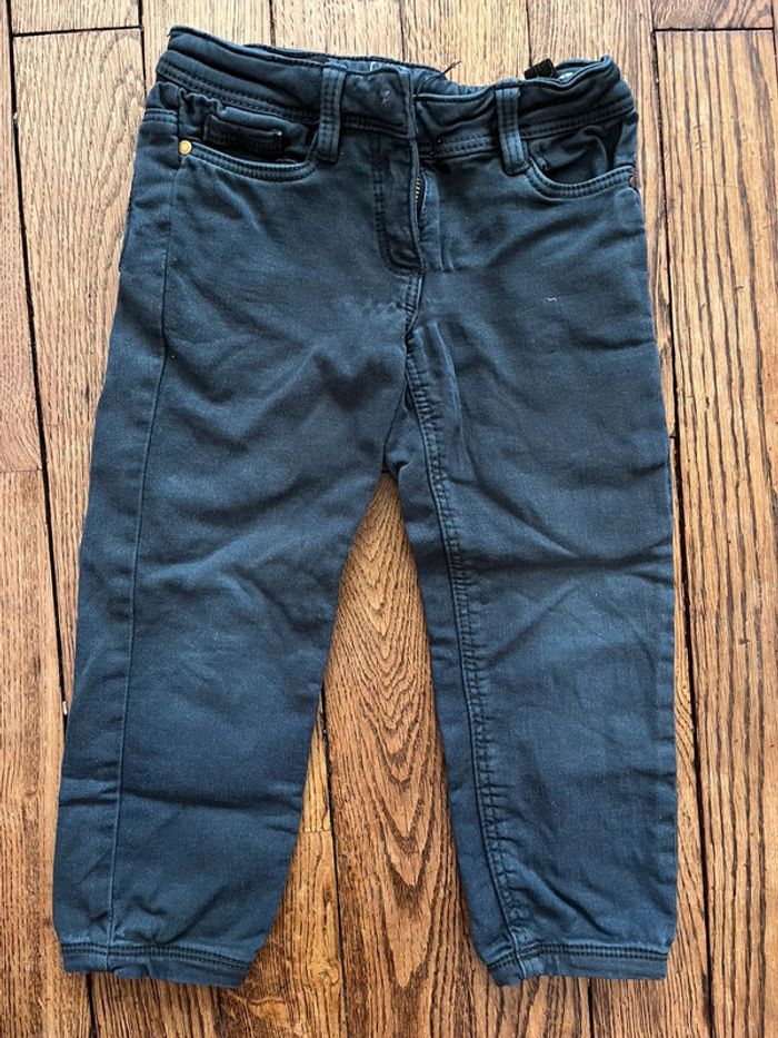 Pantalon jean slim tap à l’œil 3ans