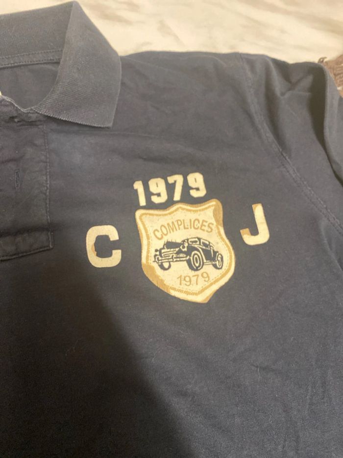 Polo Complice bleu marine style vintage T5 XL - photo numéro 2