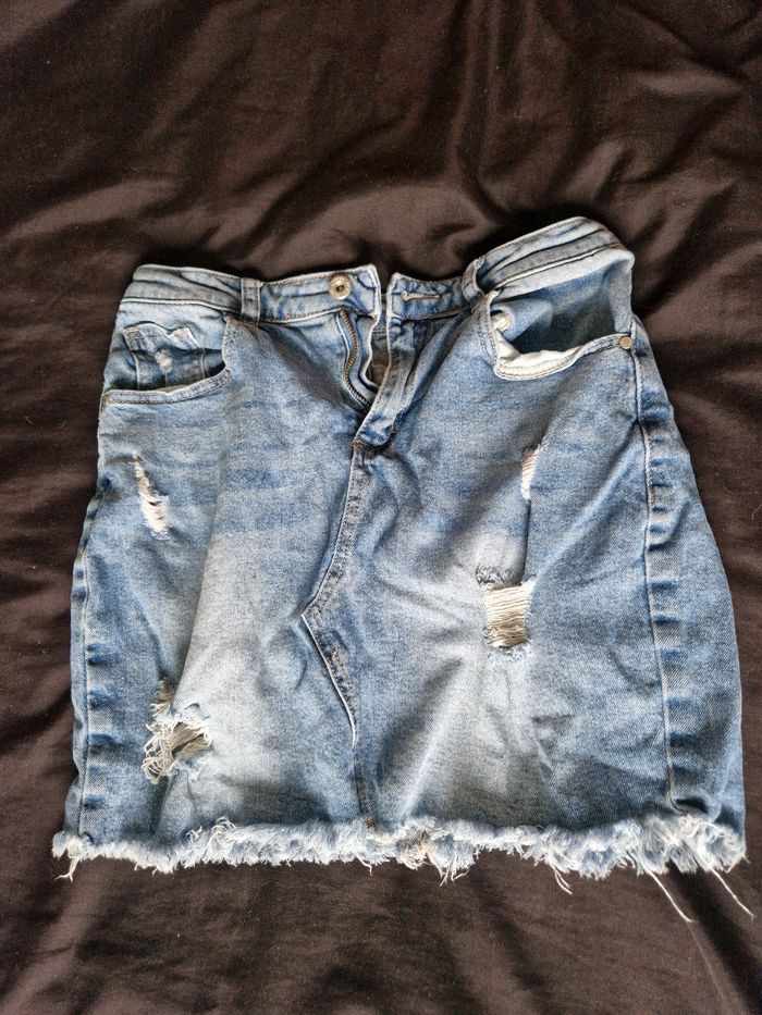 Jupe effet déchiré