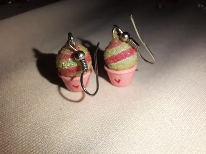 Boucles d'oreilles CupCake - photo numéro 2
