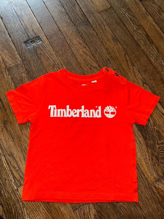 T-shirt orange timberland 2 ans