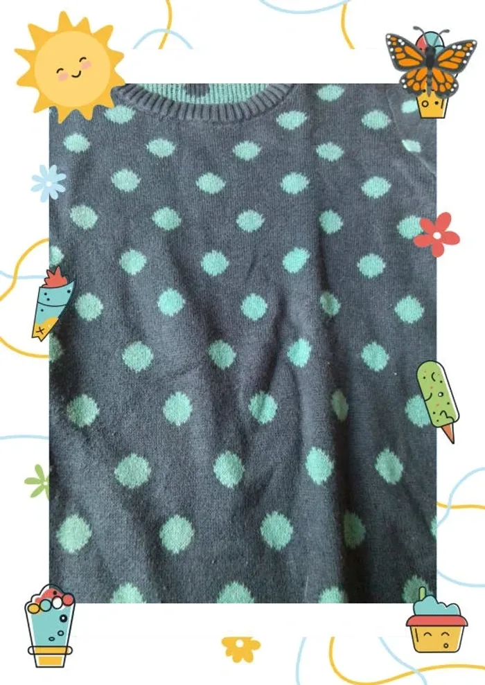 Robe pull à pois - photo numéro 4