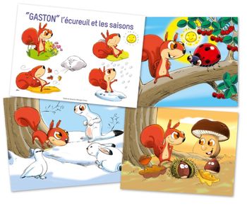 Livre enfant sur les 4 saisons