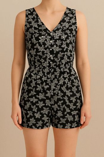 🌸Combishort Fleurie Little Miss Captain Taille 32🌸