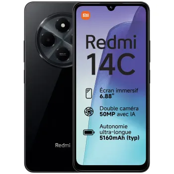 Xiaomi Redmi 14C Midnight Black 8+128GB NFC Neuf scellé