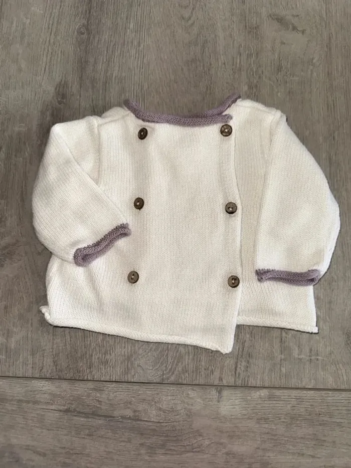Gilet cache cœur bébé