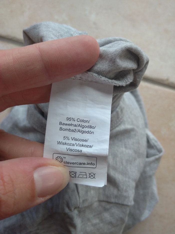 Pyjama été léger Mixte 12 mois douce nuit Oiseau Mots d'enfants - photo numéro 3