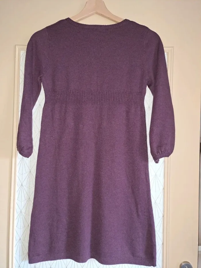 Robe douce fille violette tex kids 11/12 ans tbe - photo numéro 5