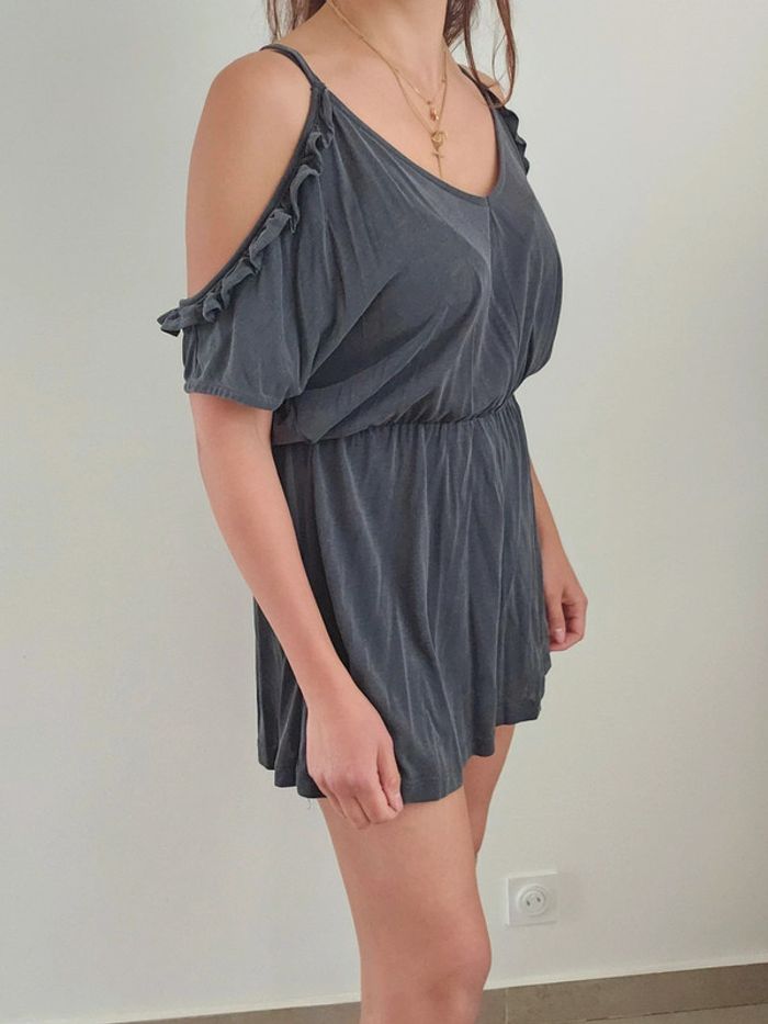Combishort sexy grise - photo numéro 3