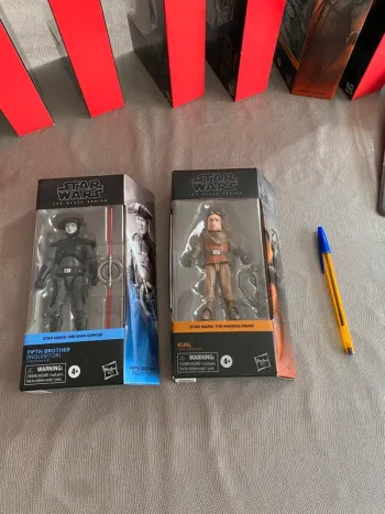Figurines Star Wars Black Series - Fith Brother Inquisitor + Kuiil - Hasbro Lucasfilms Disney