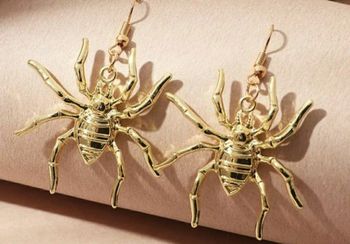 Boucles d'oreilles araignée