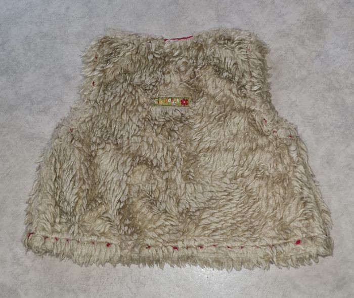 gilet boléro fausse fourrure fille 2 ans - photo numéro 6
