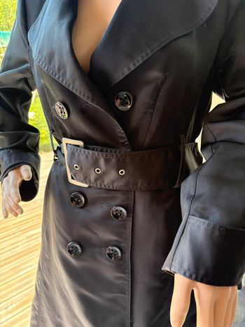magnifique trench noir-la city -taille 2