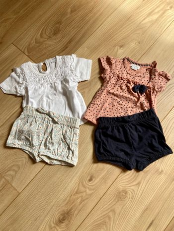 Ensemble shorts + t-shirt Kiabi
