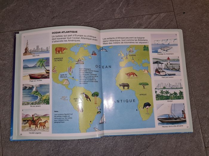 Livre l'imagerie de la mer à couverture est abîmé voir photo - photo numéro 5