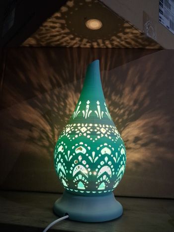 Lampe photophore nuit étoilé 