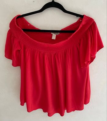 Chemise Blouse Rouge Forever Taille L/40 Femme La Marque Forever 21 