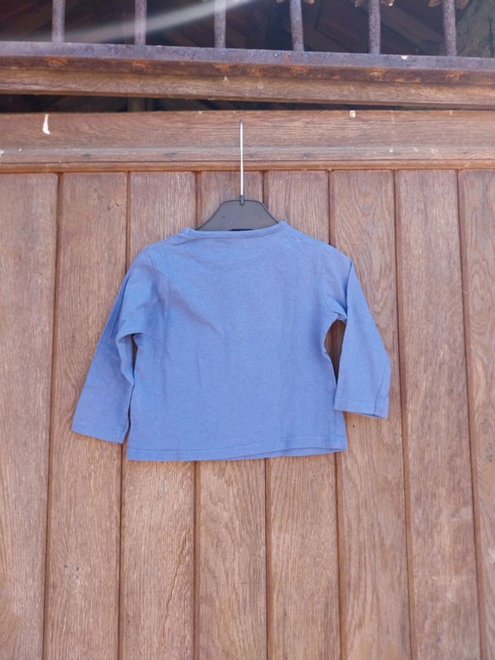 Tee-shirt manche longue bébé garçon 18 mois tex baby - photo numéro 2