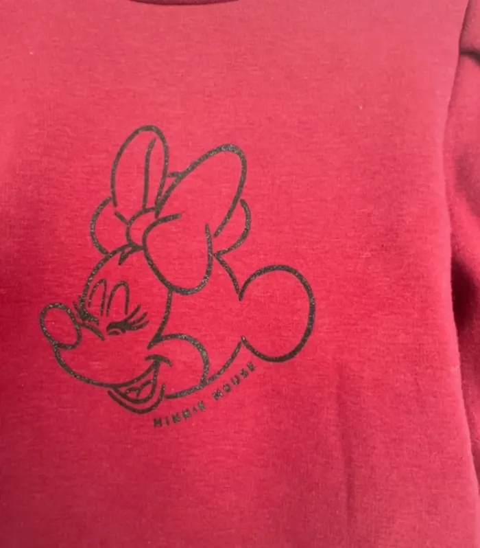 Sweat molletonné et doux Minnie Disney baby - photo numéro 2