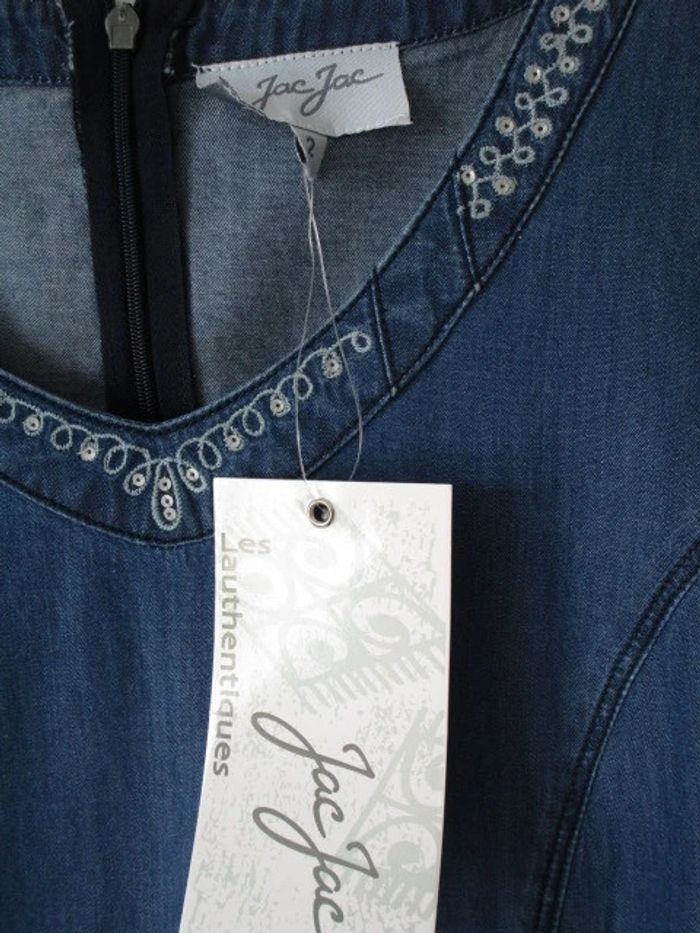 Robe légère bleu jean Jac Jac 38 NEUVE - photo numéro 8