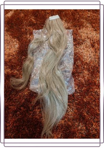 Extension cheveux blond foncé