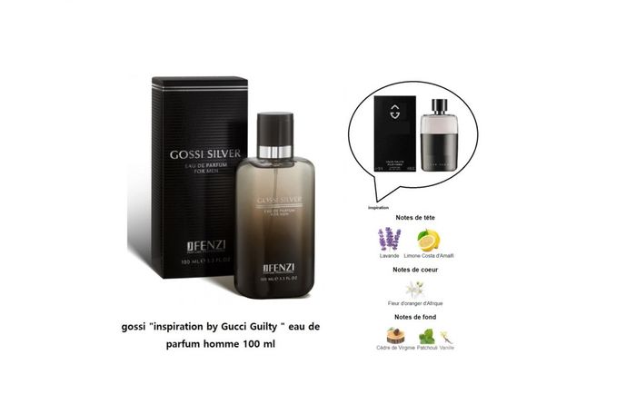 gossi "inspi Gucci Guilty Homme" eau de parfum homme 100 ml - photo numéro 2