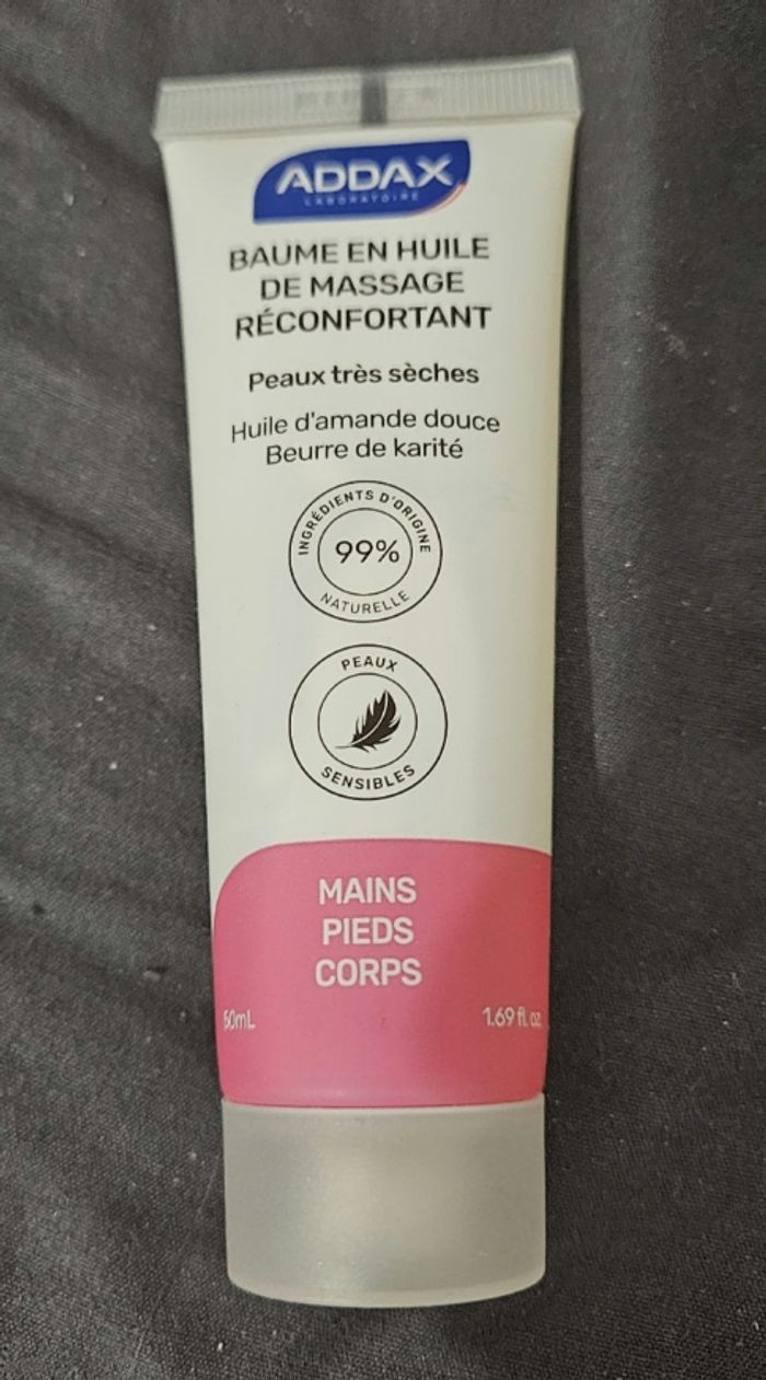 Baume en huile de massage