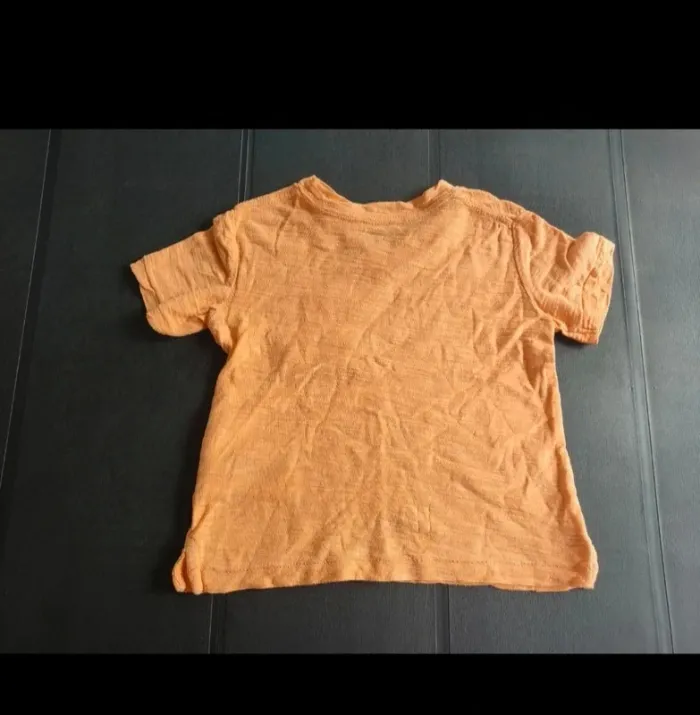 T-shirt BabyGap orange 12-18 mois - photo numéro 2