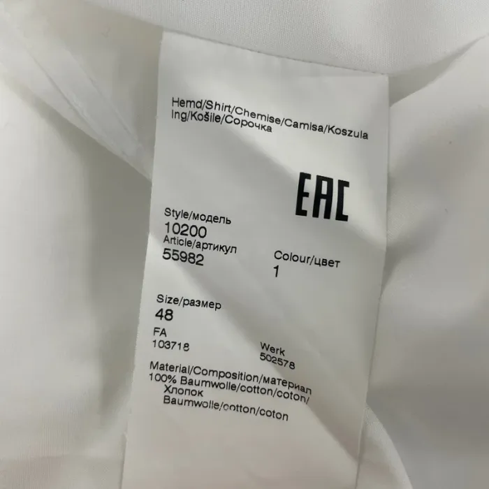 Chemise blanche regular, classique Élégante, Daniel Hechter, Taille 48 XL A019 - photo numéro 10