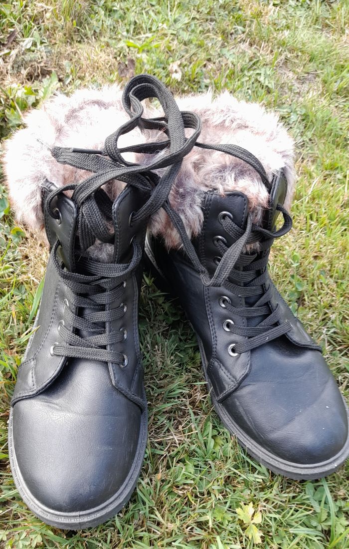 Bottines fourrées