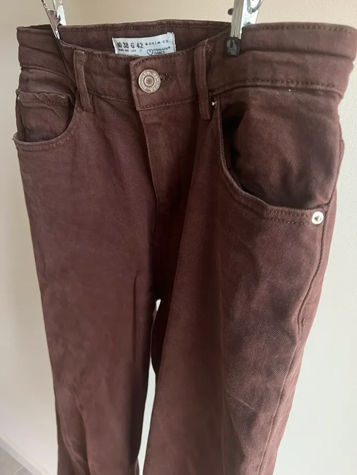 Jeans Wide leg chocolat Primark - photo numéro 3