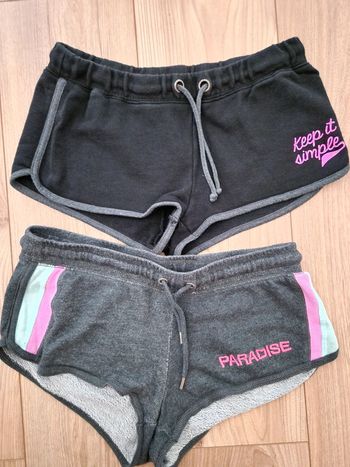 Lot de 2 shorts taille S