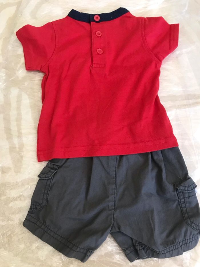 Ensemble tee shirt hippopotame short - photo numéro 3