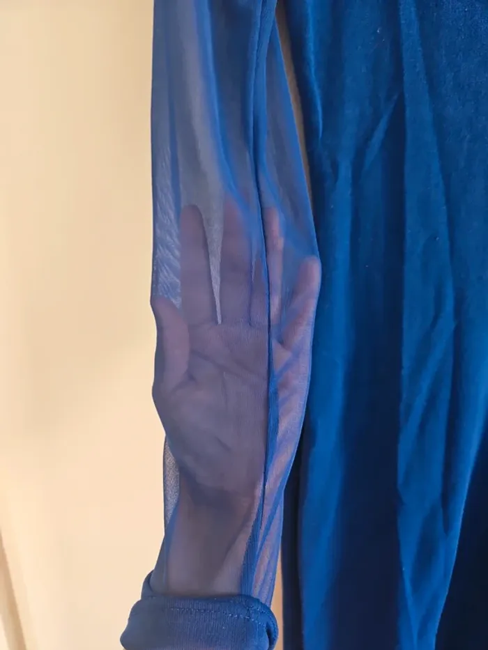 💜 Robe manche longue bleu - photo numéro 2