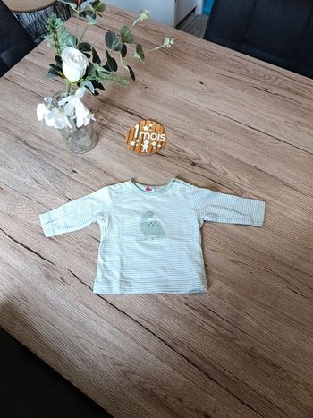 T-shirt dinosaure 1 mois
