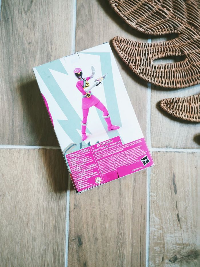 🙅 Coffret Power rangers dino charge lightning collection figurine articulée du ranger rose - photo numéro 3