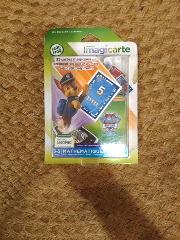 magicartes - Jeu de mathématiques Paw Patrol neuf pour tablettes leapPad - photo numéro 2