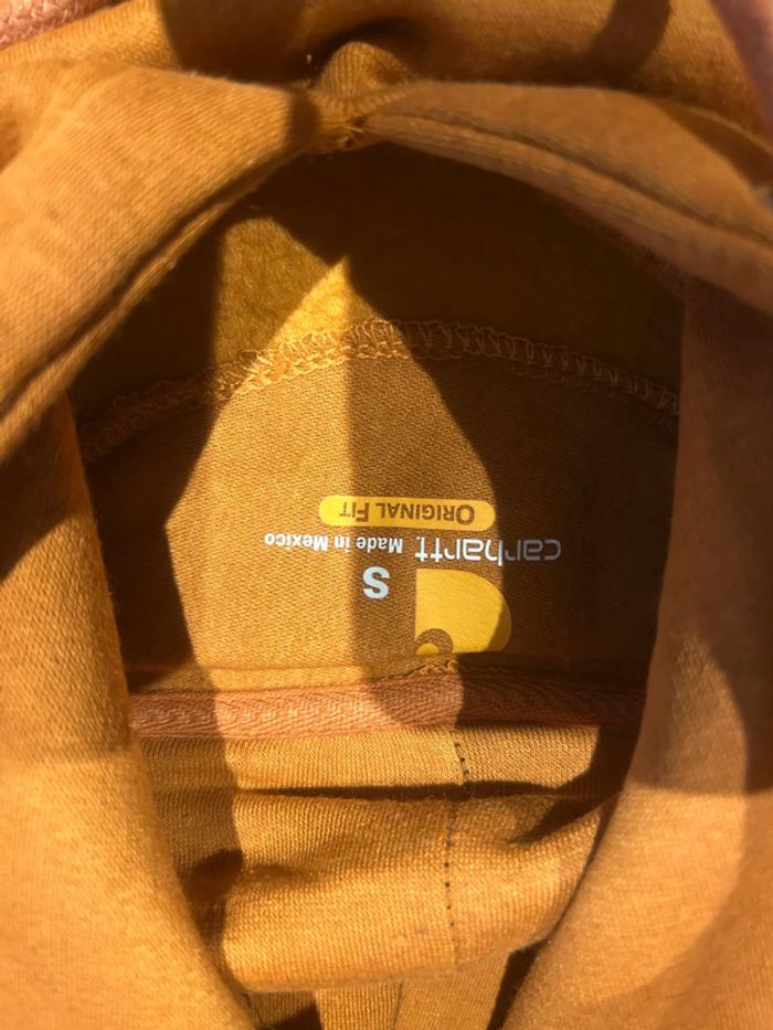 Sweat capuche carhartt marron taille S - photo numéro 4