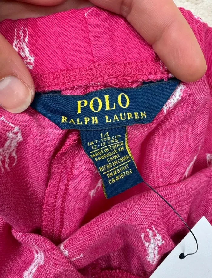 Pantalon de Pyjama Ralph Lauren Rose Fuchsia Neuf Taille XS - photo numéro 7