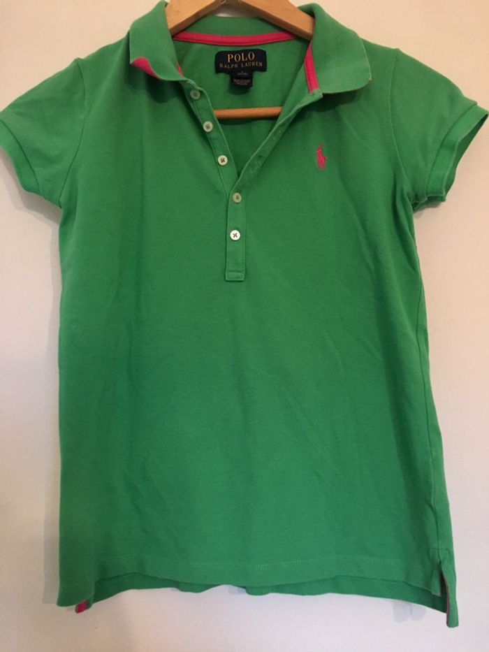 Polo enfant Ralph Lauren vert taille 12-14 ans